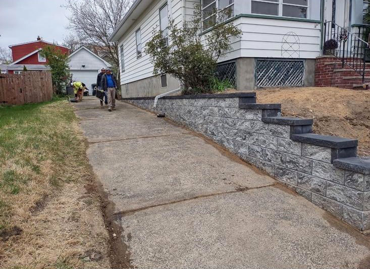 stone & retaining walls installation services boston urgent waterproofing & construction